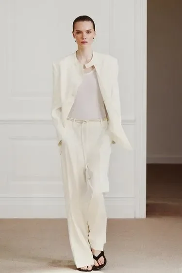 Брюки прямого кроя — коллекция Zara «Zw»