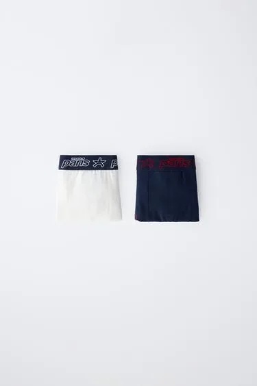 Zara 6-14 лет/ набор из двух трусов-боксеров PSG ®
