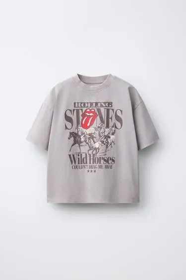 Футболка с эффектом потертости ROLLING STONE ©