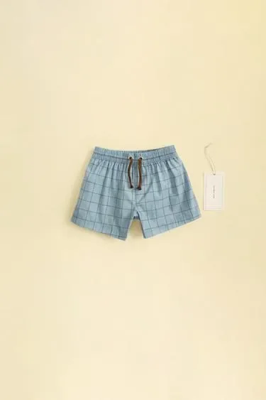 ZARA «TIMELESS» - плавки-бермуды в клетку