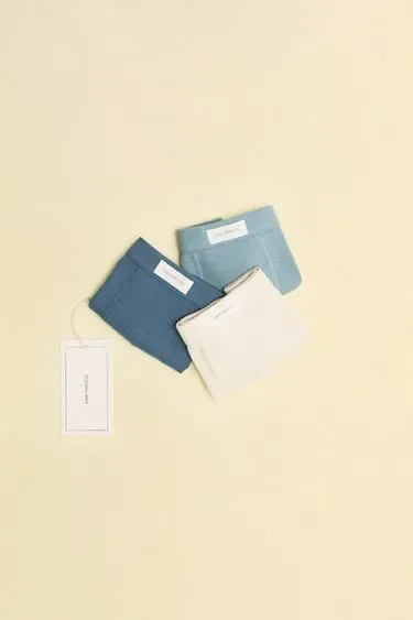 ZARA «TIMELESS» - набор из трех трусов-боксеров с нашивкой
