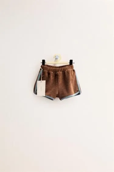 Zara «Timeless» — шорты из махровой ткани- Заказать в России