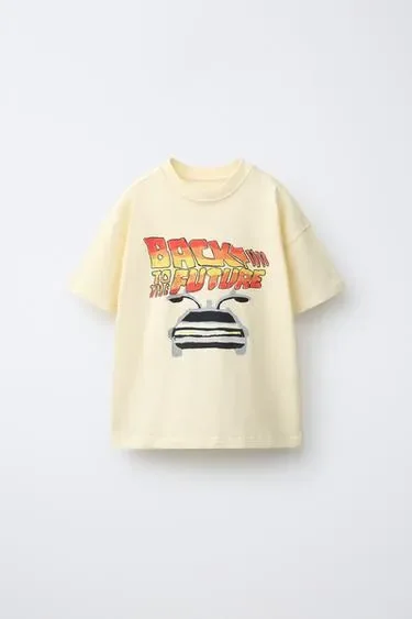 Футболка с иллюстрацией «назад в будущее» X Dylan’S T-Shirt Club X Zara