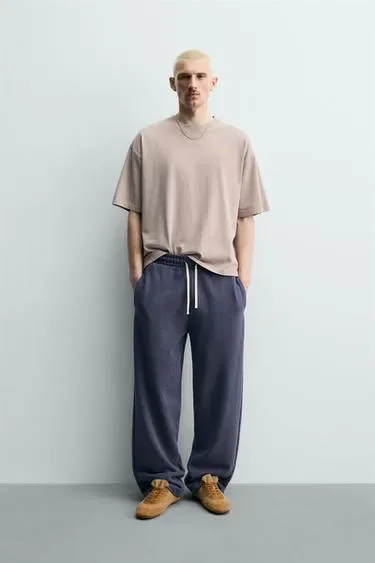 Zara Футболка с контрастными надписями