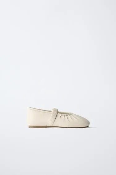 Zara Кожаные балетки