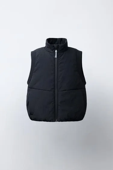 Zara Стеганый жилет