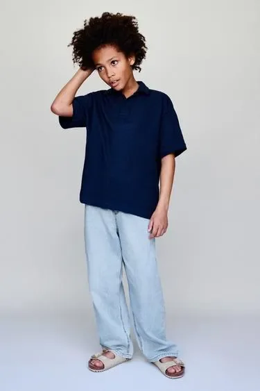 Zara Джинсы свободного кроя