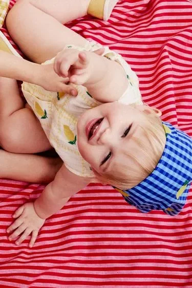 Комбинезон с вышивкой «лимоны» CASA LAWA X ZARA KIDS