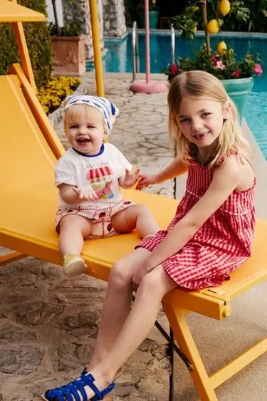 Комбинезон с вышивкой крабов CASA LAWA X ZARA KIDS