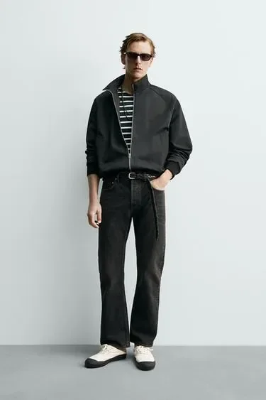Куртка стандартной посадки из хлопка и шерсти ZARA «AARON LEVINE» купить с доставкой.
