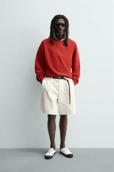 Шорты с защипами Zara «Aaron Levine»