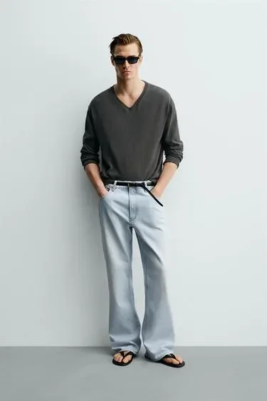 Zara Джинсы клёш