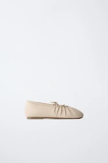 Zara Кожаные балетки