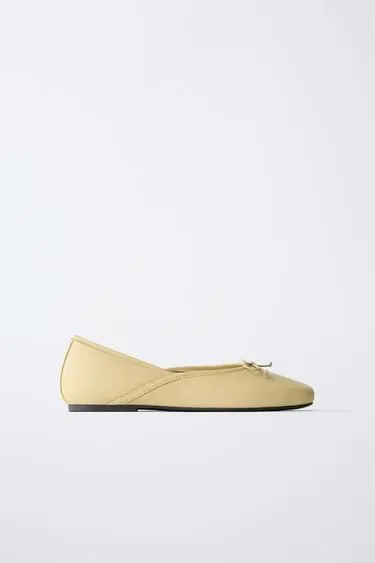 Zara Кожаные балетки