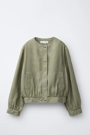 Zara Куртка 100% лен