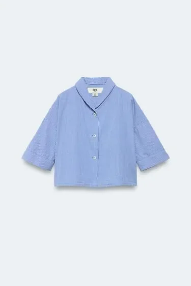 Zara Рубашка в гингем для детей 6-14 лет / лимитированная коллекция