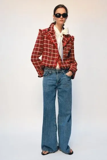 Текстурный блейзер коллекция ZARA «ZW»