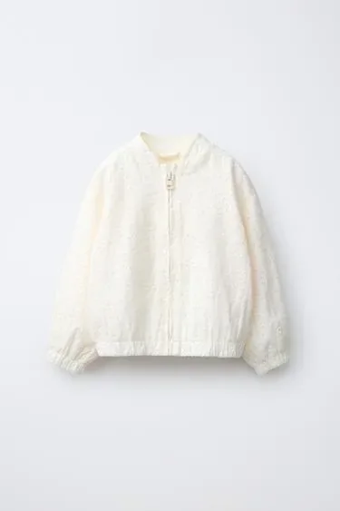 Zara Куртка с вышивкой шиффли
