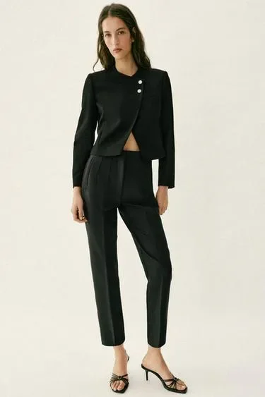Zara Брюки с высокой посадкой
