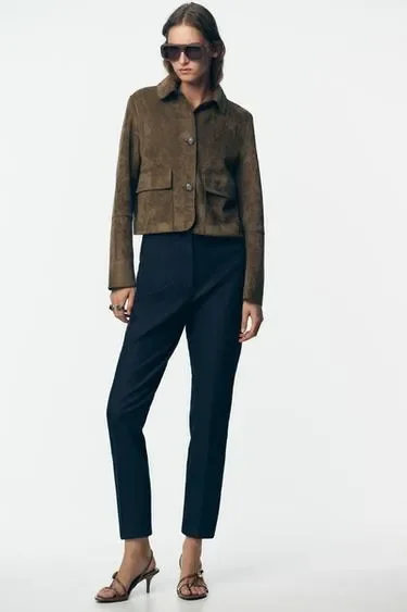 Zara Брюки с высокой посадкой