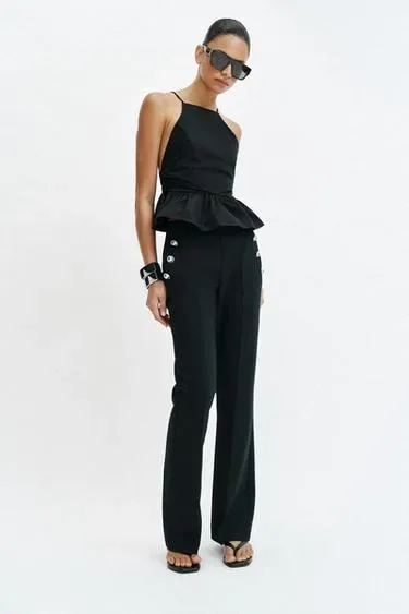 Zara Брюки клёш на пуговицах