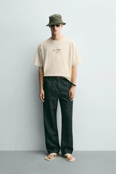 Zara Футболка с надписями