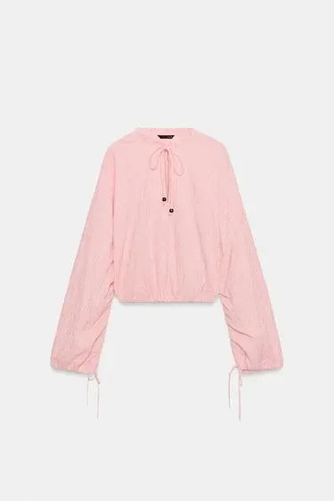 Zara Блуза в клетку виши купить с доставкой.