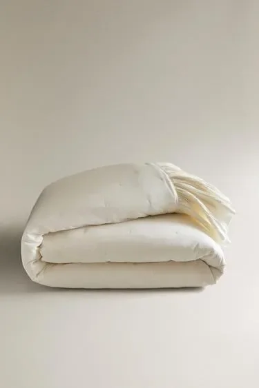 Zara Одеяло из хлопка с оборками и стежкой