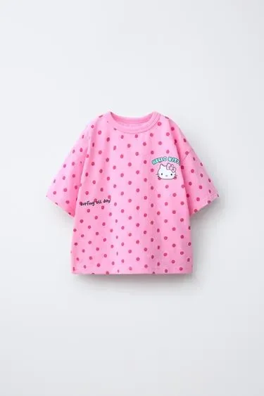 Футболка в горошек и серфинг HELLO KITTY © купить с доставкой.