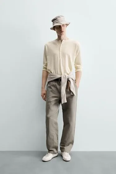 Zara Джемпер из шерсти и хлопка