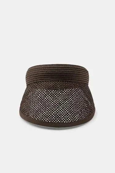Zara Плетеный козырек купить с доставкой.