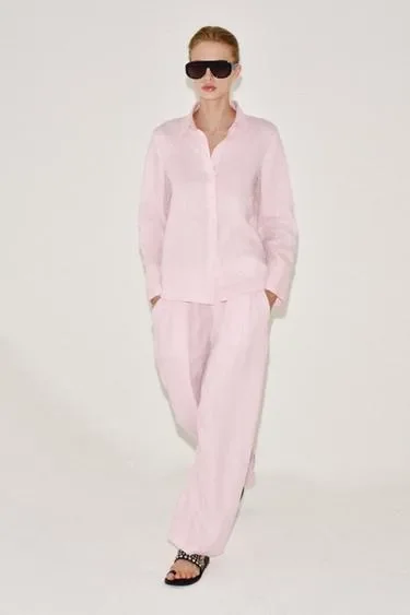 Zara Рубашка из 100% льна — коллекция ZARA «ZW»