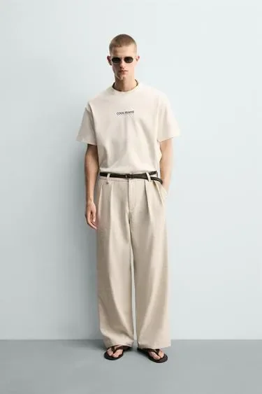 Zara Толстовка из хлопка интерлок с комбинированной вышивкой и принтом