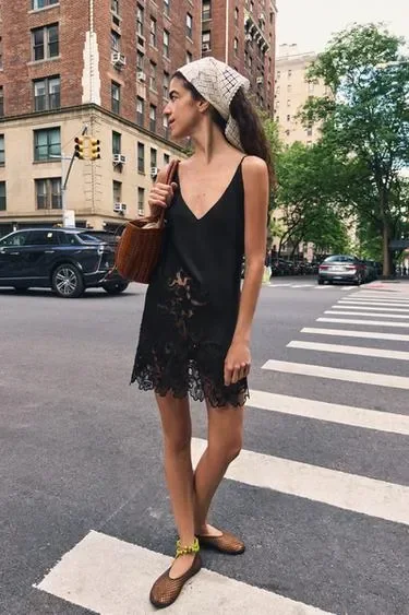 Zara Парео из кружева кроше