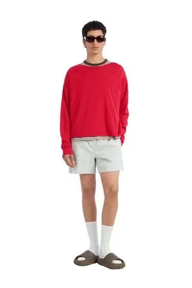 Zara Свитер укороченные FIT изо льна и шерсти