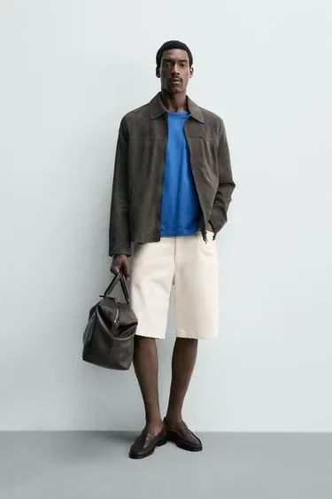 Zara Замшевая куртка купить с доставкой.