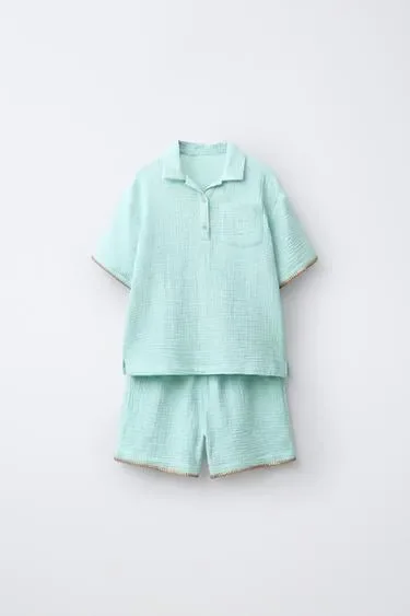 Zara 2-6 лет/пижама с карманом