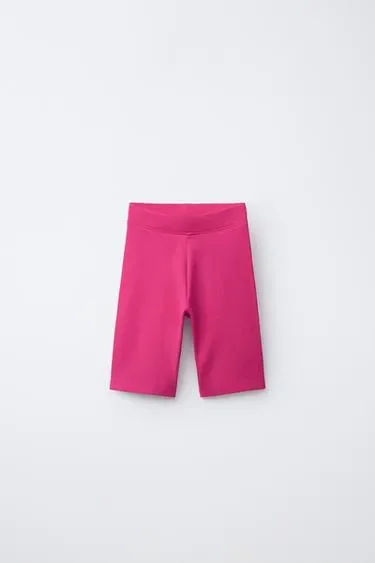 Zara Однотонные велосипедные легинсы