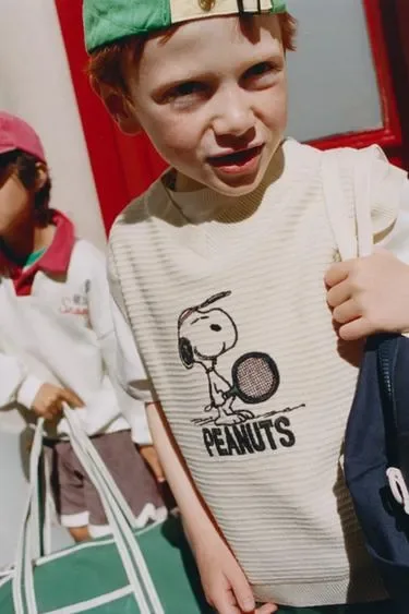 Zara Толстовка-поло с вышивкой SNOOPY PEANUTS™