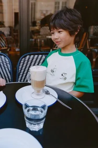 Футболка реглан с вышивкой SNOOPY PEANUTS™