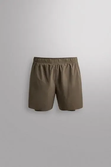 Zara Шорты для бега 2 в 1