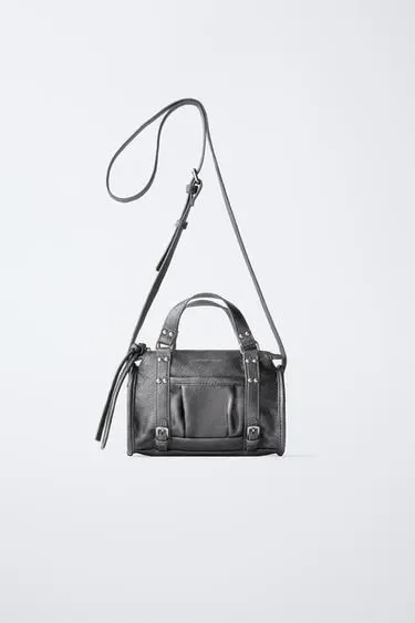 Zara Металлическая сумка