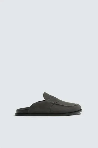 Zara Замшевые сабо