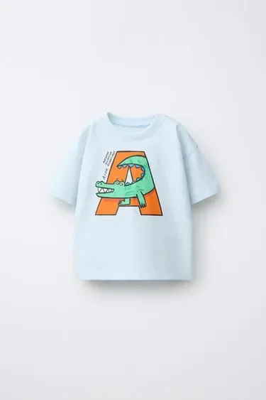 Zara Футболка с анималистическим принтом
