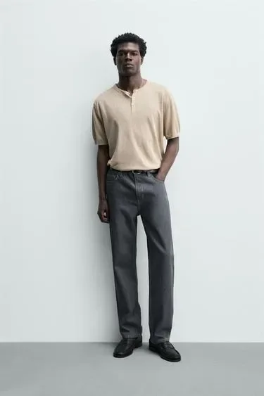 Zara Джинсы прямого кроя