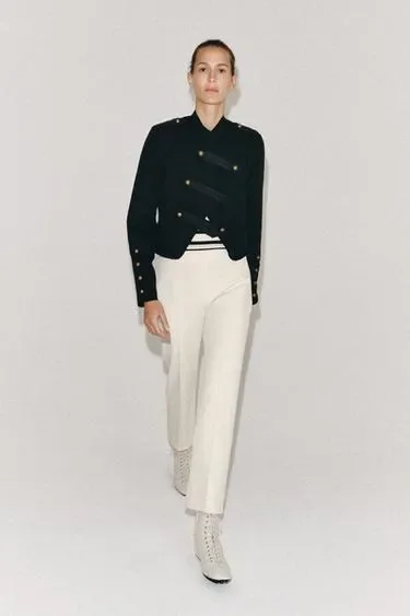 Zara Укороченные брюки — коллекция ZARA «ZW» купить с доставкой.