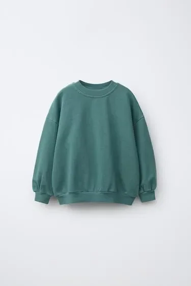 Zara Однотонная толстовка купить с доставкой.