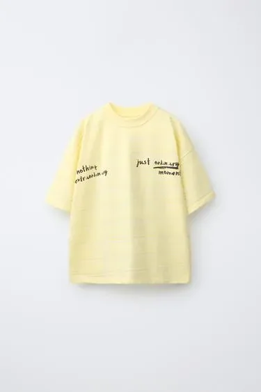 Zara Футболка в полоску с надписью купить с доставкой.