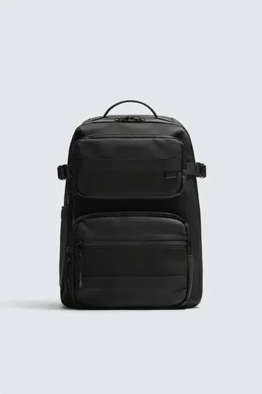 Zara Рюкзак из высокотехнологичной ткани с карманами купить с доставкой.