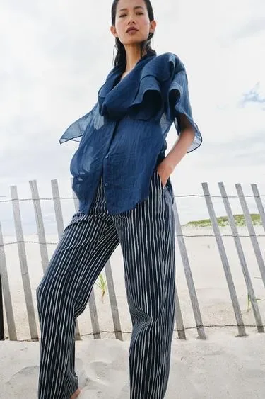 Zara Рубашка с шарфом — коллекция ZARA «ZW»